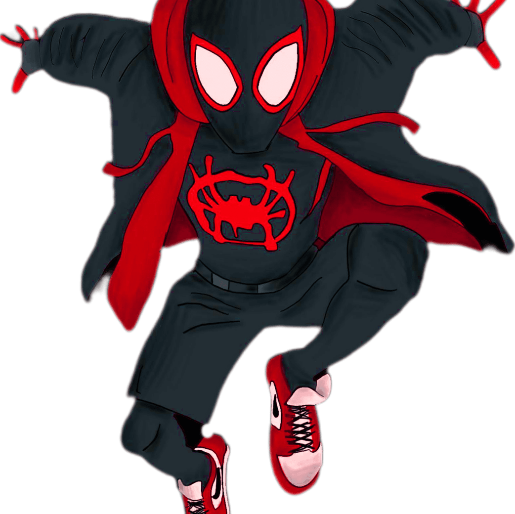 Black Spiderman PNG