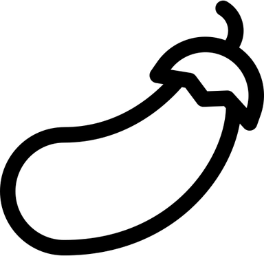 White Eggplant PNG