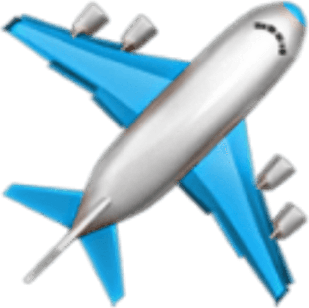 Emoji Airplane PNG