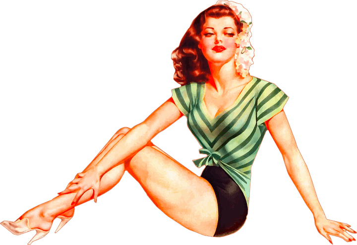 Pin Up Girl PNG