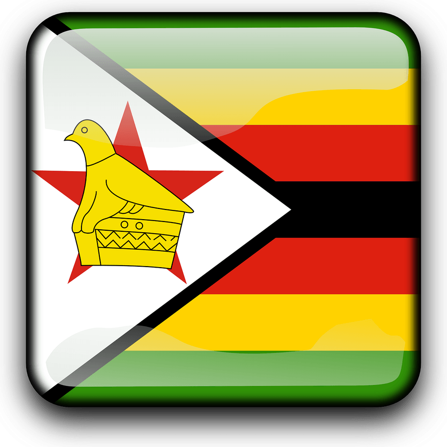 Zimbabwe Flag PNG