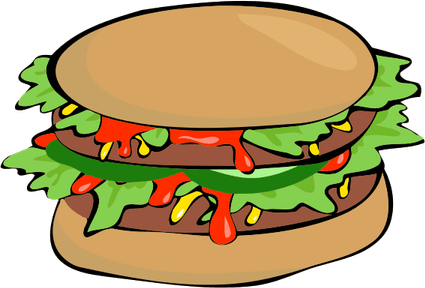 Cartoon Burger PNG