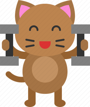 Gym Cat PNG