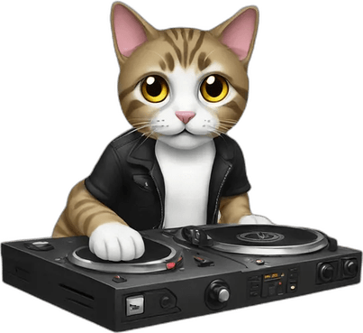 Dj Cat PNG