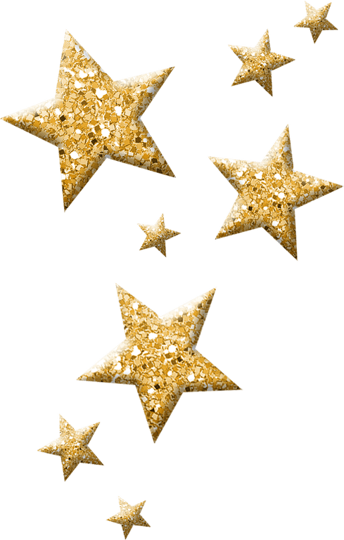 Gold Stars PNG