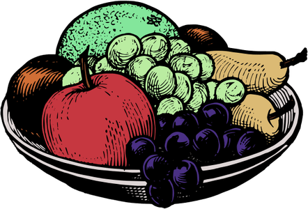 Bowl Of Fruit PNG