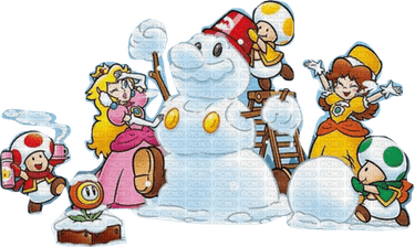 Christmas Mario PNG