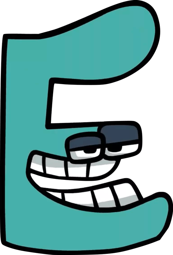 Alphabet Lore Letter E PNG