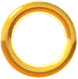 Gold Sonic Ring PNG