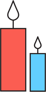Cartoon Candle Flame PNG
