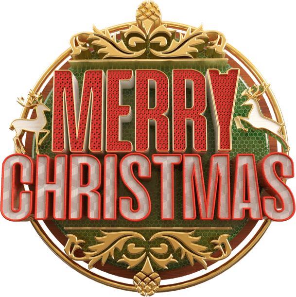 Merry Christmas Banner PNG