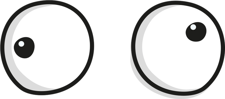 Goofy Eyes PNG