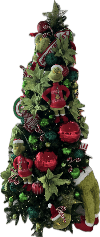 Decorated Christmas Tree PNG