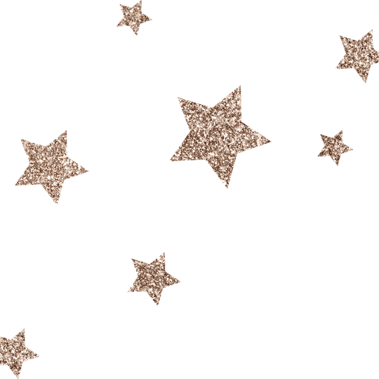 Gold Glitter Star PNG