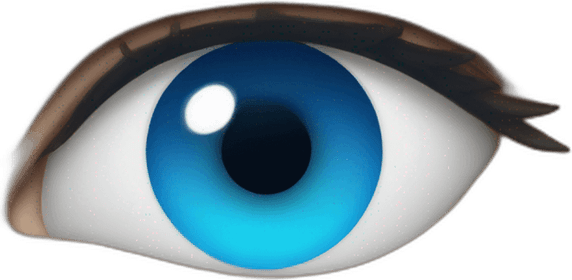 Blue Emoji Heart Eyes PNG