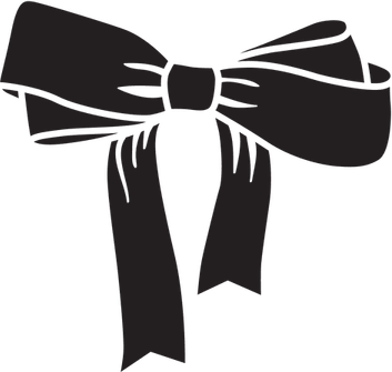 Black Bow PNG