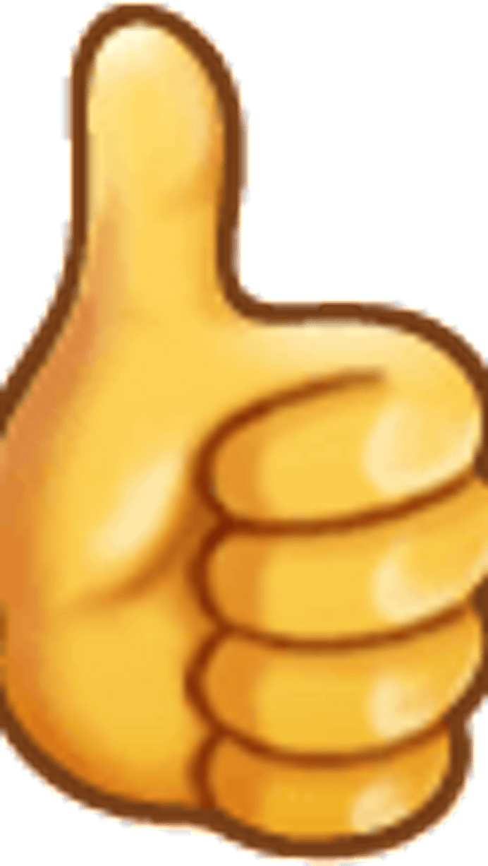Emoji Thumbs Up PNG