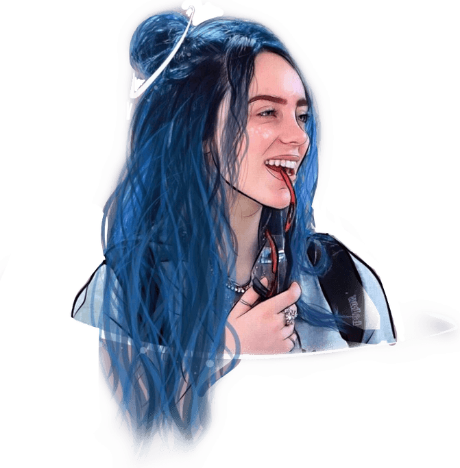 Aesthetic Theme Billie Eilish PNG