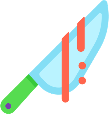 Blood Stained Knife PNG