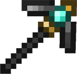Minecraft Netherite Pickaxe PNG