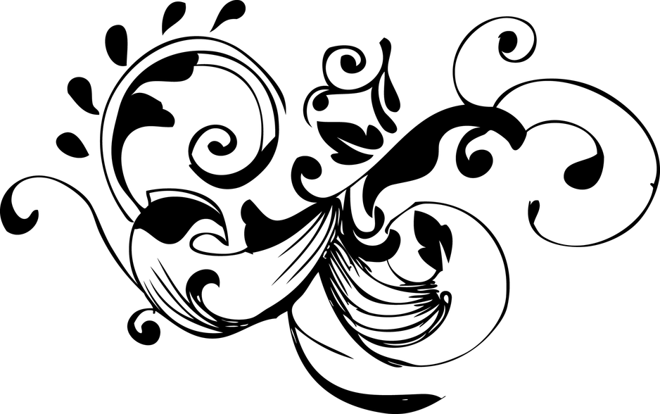 Black Flower PNG