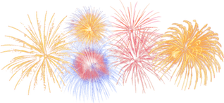 Christmas Fireworks PNG