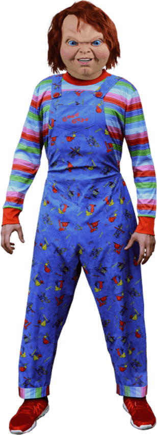 Chucky Overalls Pattern PNG