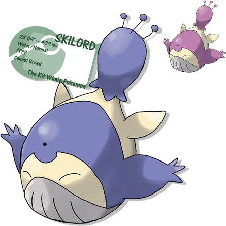 Wailord Pokemon PNG