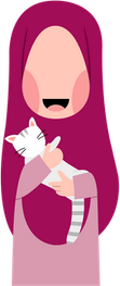 Girl And Cat PNG