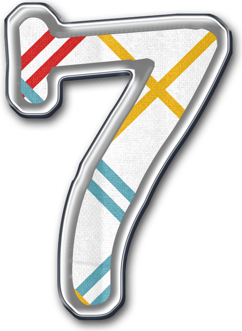 7 Number PNG