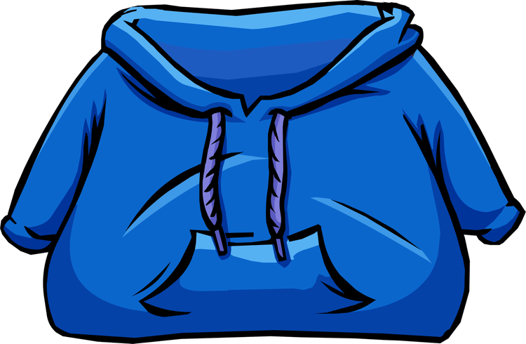 Blue Hoodie PNG