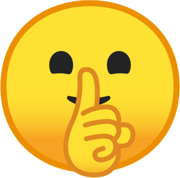 Shh Emoji PNG