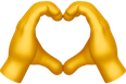Hand Heart Emoji PNG