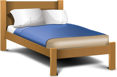 Classic Cartoon Bed PNG