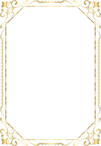 A4 Frame Border PNG