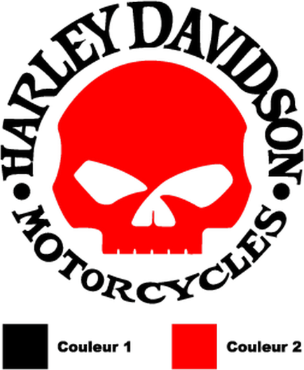 Harley Davidson Skull PNG