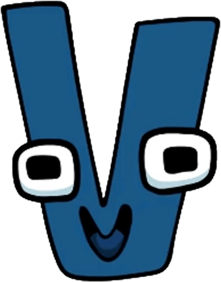 Alphabet Lore Letter V PNG
