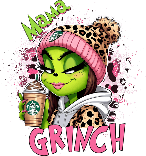 Pink Grinch PNG