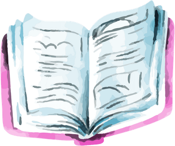 Watercolor Book PNG