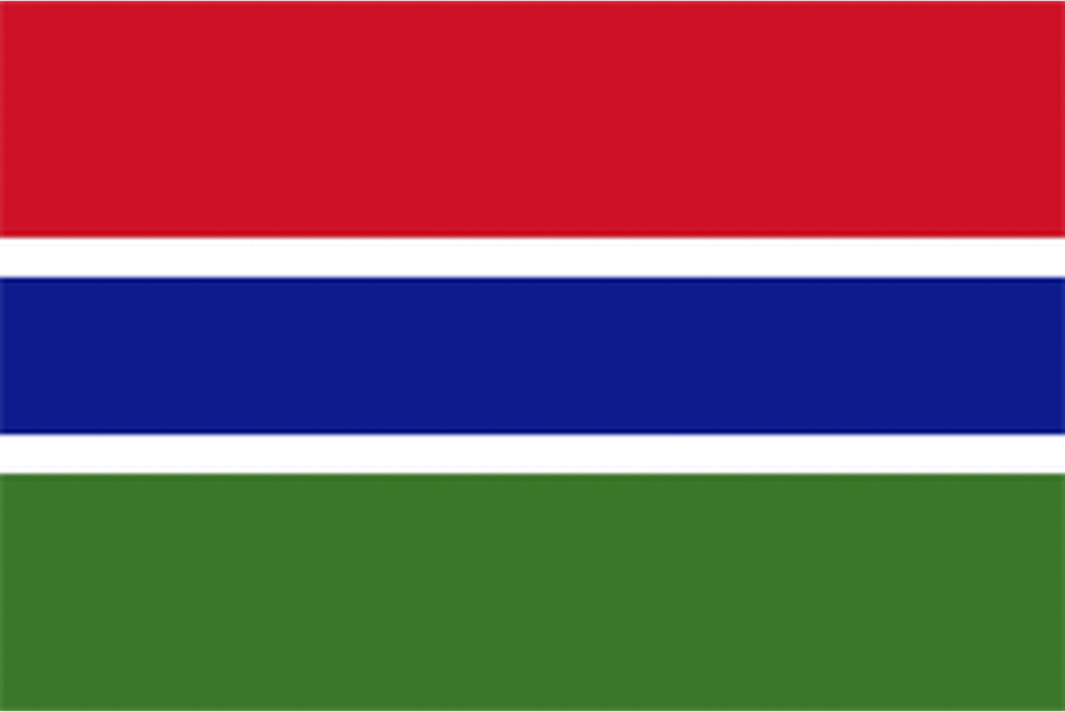 Gambia Flag PNG