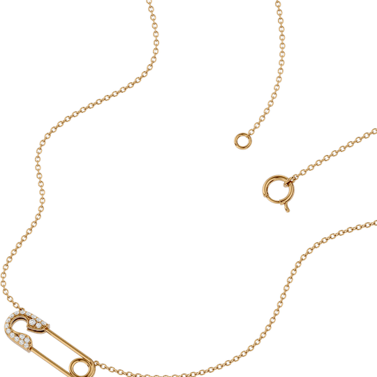Gold Diamond Chain PNG