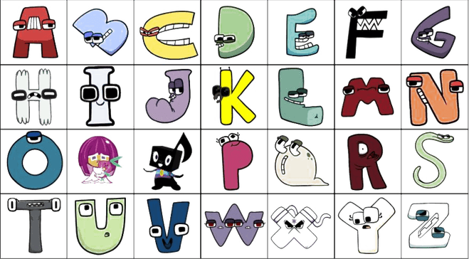 Alphabet Lore Letters A To Z PNG