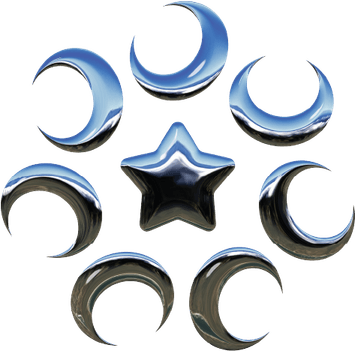 Y2k Moon PNG