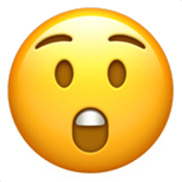 Surprised Emoji PNG