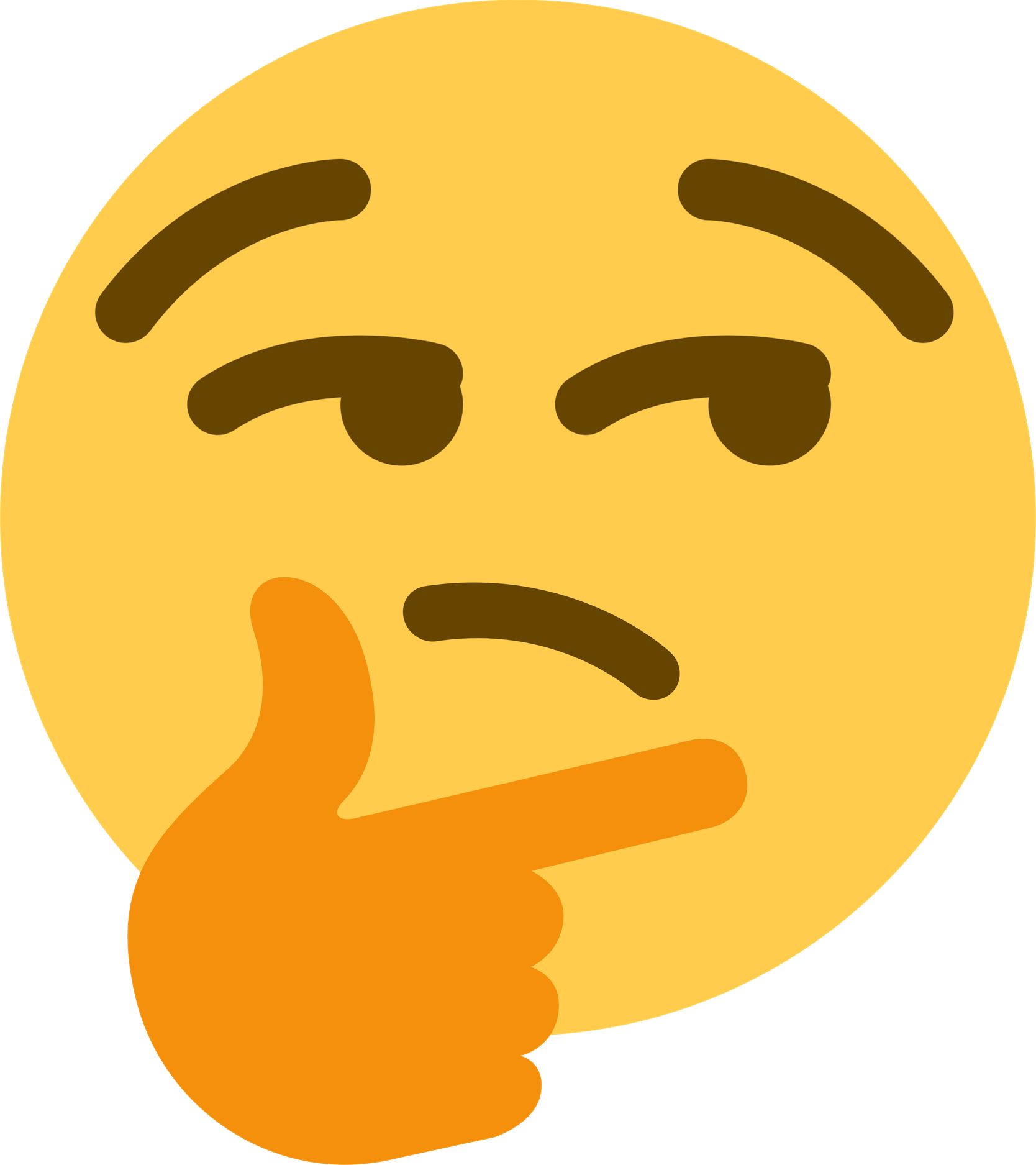 Thinking Emoji PNG