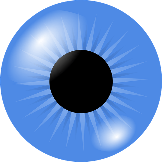 Blue Eyeball PNG
