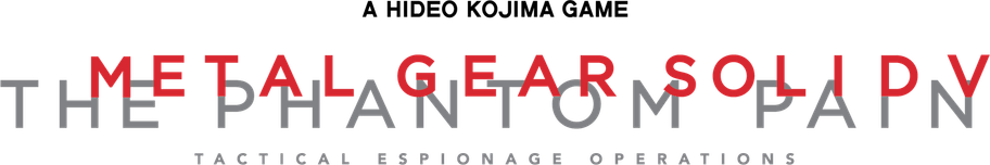 Metal Gear Solid V The Phantom Pain Logo PNG