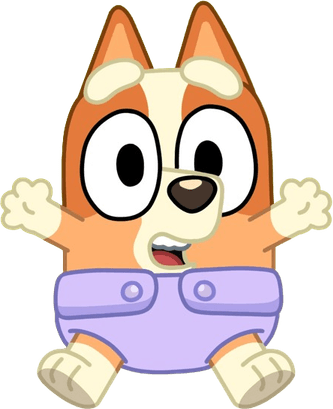 Baby Bingo Bluey PNG