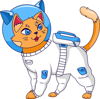 Space Cat PNG