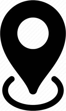 Map Pin Black PNG